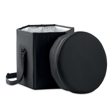 Tabouret/Table Pliable Personnalisé Éco-responsable pour Loisirs - SEAT & DRINK Matières : MDF Couleurs : noir personnalisable a