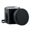 Tabouret/Table Pliable Personnalisé Éco-responsable pour Loisirs - SEAT & DRINK Matières : MDF Couleurs : noir personnalisable a