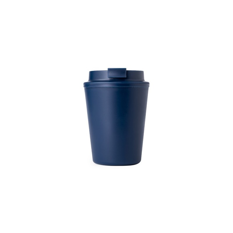 Mug Isotherme Personnalisé en Verre Thermique Holwe Couleurs : noir Matières : polypropylène (PP) recyclé personnalisable avec v