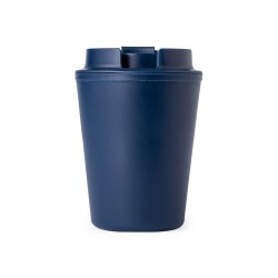 Mug Isotherme Personnalisé en Verre Thermique Holwe Couleurs : noir Matières : polypropylène (PP) recyclé marquage laser ultra p