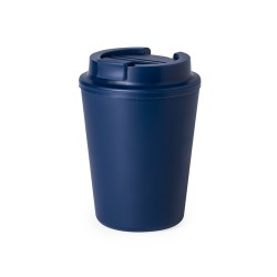 Mug Isotherme Personnalisé en Verre Thermique Holwe Couleurs : noir Matières : polypropylène (PP) recyclé cadeau client original