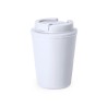 Mug Isotherme Personnalisé en Verre Thermique Holwe Couleurs : blanc Matières : polypropylène (PP) recyclé goodies publicitaire 