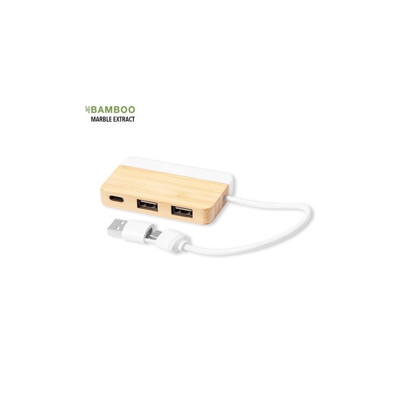 Port USB Layais en Bambou - Écologique et Pratique