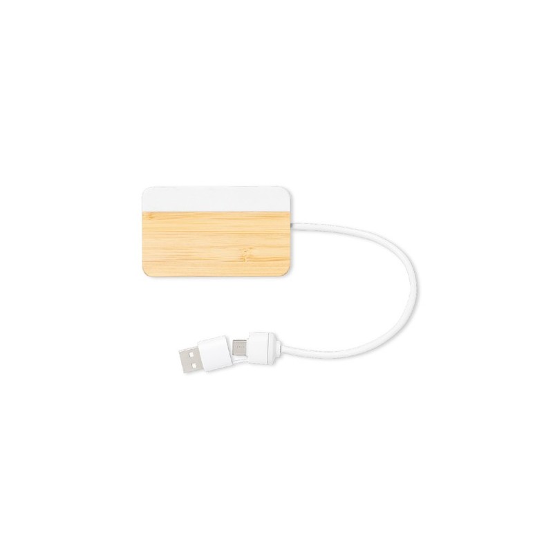 Port USB Layais en Bambou - Écologique et Pratique