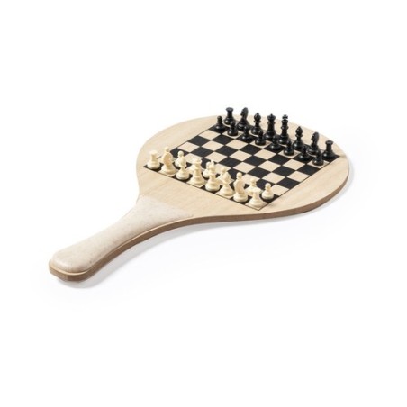 Raquette de Plage Personnalisable 3 en 1 - Pecter Matières : bois impression haute définition