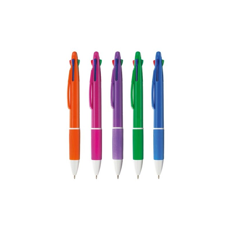 Stylo Bille 4 Couleurs - Écriture Fun et Pratique