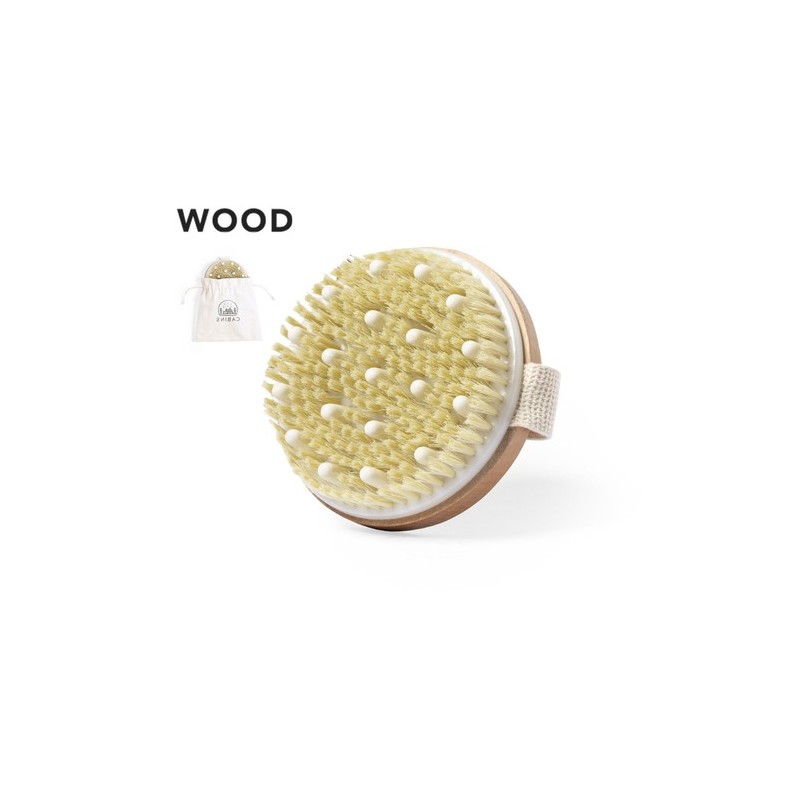 Brosse Exfoliante Personnalisée de Massage - Ruck Matières : bois