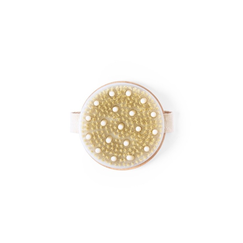 Brosse Exfoliante Personnalisée de Massage - Ruck Matières : bois personnalisable avec votre logo