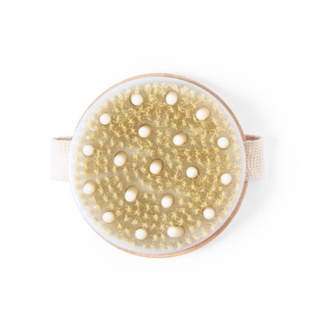Brosse Exfoliante Personnalisée de Massage - Ruck Matières : bois personnalisable avec votre logo