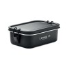 Lunch box en acier inoxydable personnalisée 750ml - CHAN LUNCHBOX COLOUR Matières : acier inoxydable Couleurs : noir marquage la