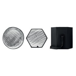 Tabouret/Table Pliable Personnalisé Éco-responsable pour Loisirs - SEAT & DRINK Matières : MDF Couleurs : noir cadeau entreprise