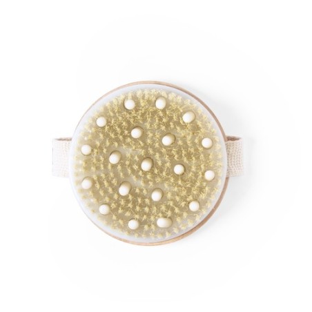 Brosse Exfoliante Personnalisée de Massage - Ruck Matières : bois cadeau collaborateur premium