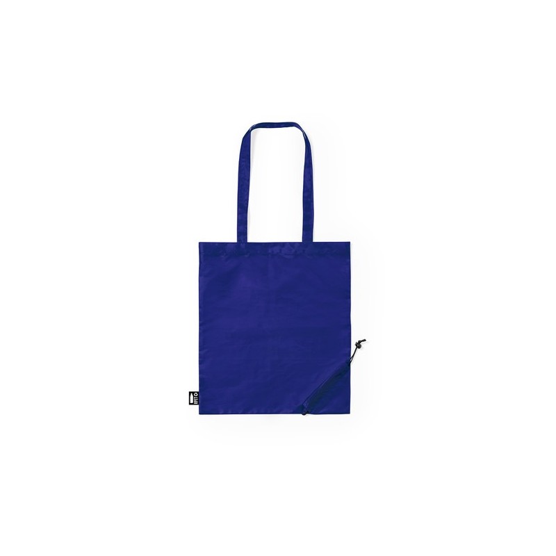 Sac Éco-responsable Pliable Publicitaire Lulu Couleurs : bleu Matières : polyester recyclé objet promotionnel éco-responsable