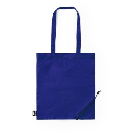 Sac Éco-responsable Pliable Publicitaire Lulu Couleurs : bleu Matières : polyester recyclé objet promotionnel éco-responsable
