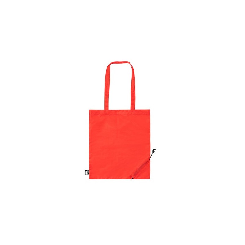 Sac Éco-responsable Pliable Publicitaire Lulu Couleurs : bleu Matières : polyester recyclé cadeau client original