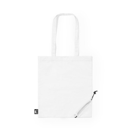 Sac Éco-responsable Pliable Publicitaire Lulu Couleurs : rouge Matières : polyester recyclé cadeau affaires élégant