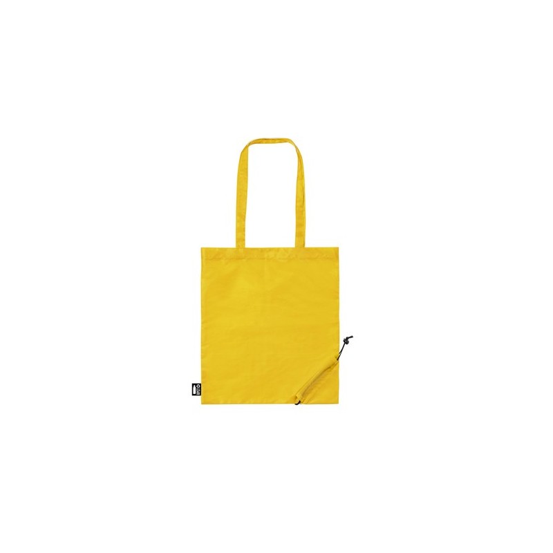 Sac Éco-responsable Pliable Publicitaire Lulu Couleurs : rouge Matières : polyester recyclé goodies publicitaire durable