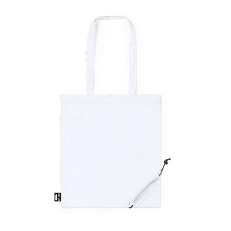 Sac Éco-responsable Pliable Publicitaire Lulu Couleurs : rouge Matières : polyester recyclé cadeau client original