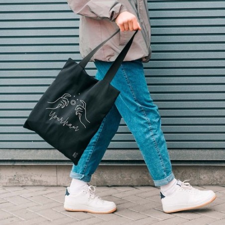 Sac Éco-responsable Personnalisé de Shopping Mariek pas cher Matières : PET recyclé Couleurs : blanc cadeau client original