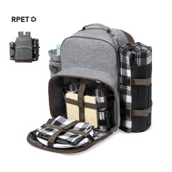 Sac à Dos Isotherme Éco-responsable Élégant Personnalisé pour Picnic Seyman Matières : PET recyclé Couleurs : gris 2