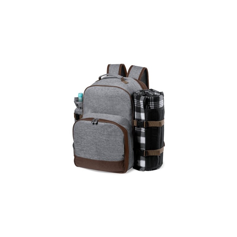 Sac à Dos Isotherme Éco-responsable Élégant Personnalisé pour Picnic Seyman Matières : PET recyclé Couleurs : gris cadeau entrep