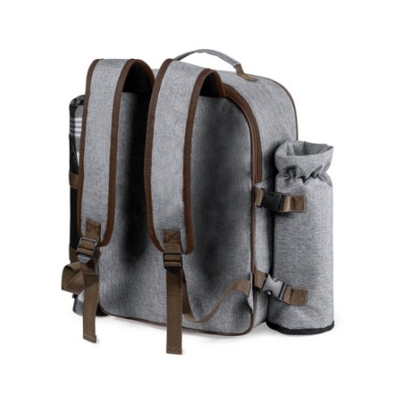 Sac à Dos Isotherme Éco-responsable Élégant Personnalisé pour Picnic Seyman Matières : PET recyclé Couleurs : gris goodies publi