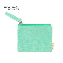 Porte Monnaie Éco-responsable Personnalisable Fontix Matières : coton recyclé Couleurs : rouge 2