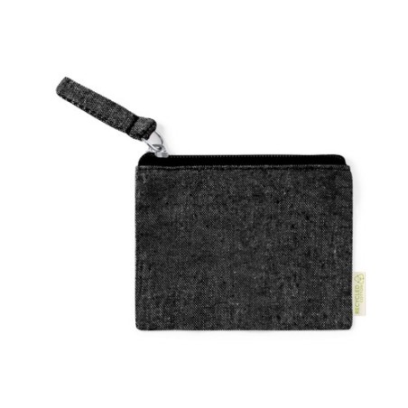 Porte Monnaie Éco-responsable Personnalisable Fontix Matières : coton recyclé Couleurs : bleu objet promo petit budget