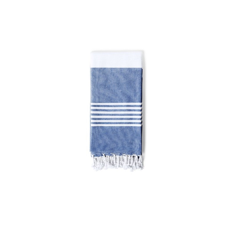 Paréo Serviette Confortable et Stylé en 100% Coton Vedant Matières : coton Couleurs : bleu marine cadeau affaires élégant