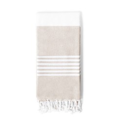 Paréo Serviette Confortable et Stylé en 100% Coton Vedant Matières : coton Couleurs : bleu marine personnalisation rapide en Fra
