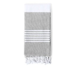 Paréo Serviette Confortable et Stylé en 100% Coton Vedant Matières : coton Couleurs : gris goodies publicitaire événementiel