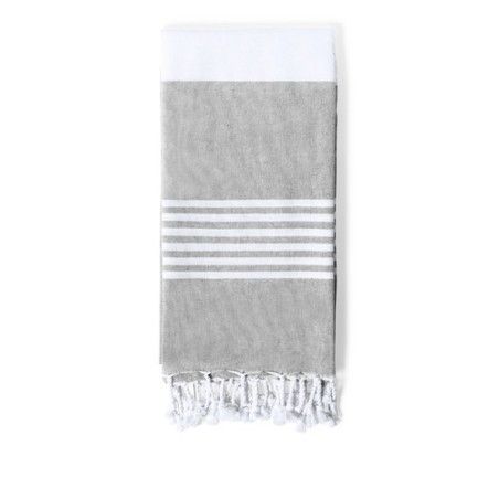 Paréo Serviette Confortable et Stylé en 100% Coton Vedant Matières : coton Couleurs : gris goodies publicitaire événementiel