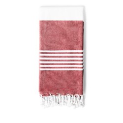 Paréo Serviette Confortable et Stylé en 100% Coton Vedant Matières : coton Couleurs : rouge objet publicitaire robuste