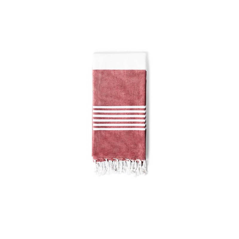 Paréo Serviette Confortable et Stylé en 100% Coton Vedant Matières : coton Couleurs : rouge objet publicitaire robuste