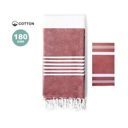 Paréo Serviette Confortable et Stylé en 100% Coton Vedant Matières : coton Couleurs : rouge impression haute définition