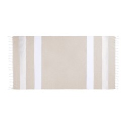 Paréo Serviette Confortable et Stylé en 100% Coton Vedant Matières : coton Couleurs : marron goodies publicitaire événementiel