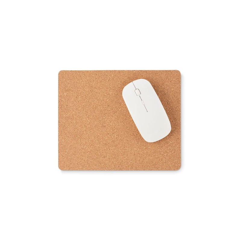 Tapis de souris en liège personnalisé pas cher - MATTY Matières : liège Couleurs : beige personnalisable avec votre logo