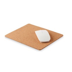 Tapis de souris en liège personnalisé pas cher - MATTY Matières : liège Couleurs : beige cadeau entreprise pas cher
