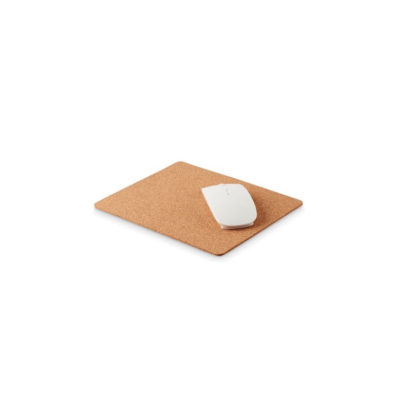 Tapis de souris en liège personnalisé pas cher - MATTY Matières : liège Couleurs : beige cadeau entreprise pas cher