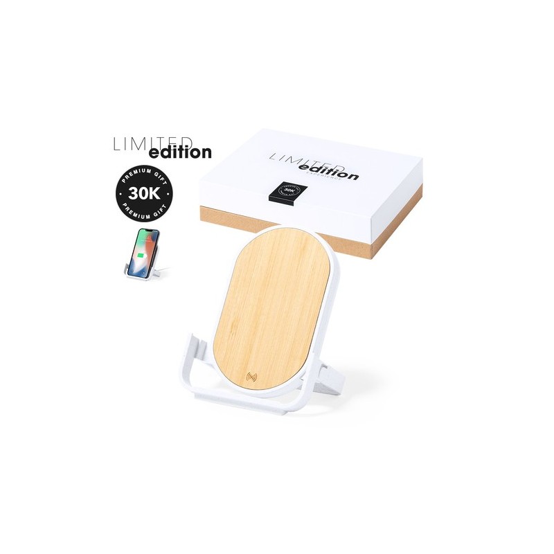 Chargeur Éco-responsable Personnalisé Édition Limitée pas cher - Buisson Matières : ABS Couleurs : blanc personnalisable avec vo