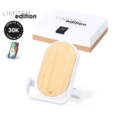 Chargeur Éco-responsable Personnalisé Édition Limitée pas cher - Buisson Matières : ABS Couleurs : blanc personnalisable avec vo