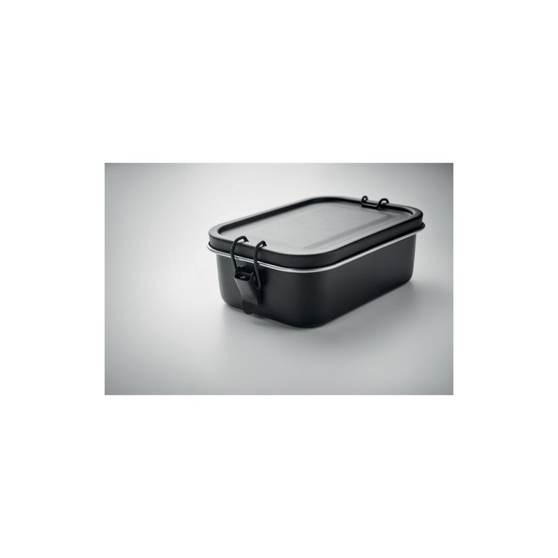 Lunch box en acier inoxydable personnalisée 750ml - CHAN LUNCHBOX COLOUR Matières : acier inoxydable Couleurs : noir livraison e