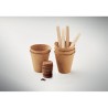 Kit de Culture de Fleurs Éco-responsable Personnalisé - FLOWERS Matières : papier Couleurs : beige impression haute définition