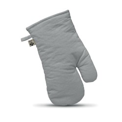 Gant de cuisine  en coton organique personnalisé NEVON Matières : coton biologique Couleurs : gris