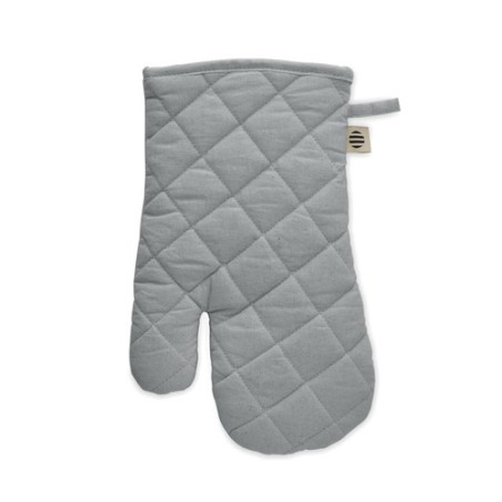 Gant de cuisine  en coton organique personnalisé NEVON Matières : coton biologique Couleurs : gris accessoire événementiel uniqu