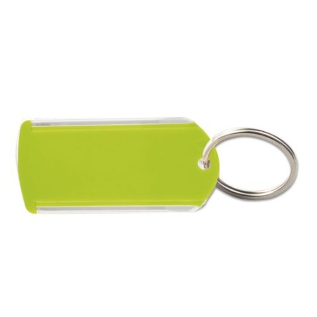 Porte-clés personnalisé avec étiquette