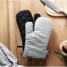 Gant de cuisine  en coton organique personnalisé NEVON Matières : coton biologique Couleurs : gris cadeau client original