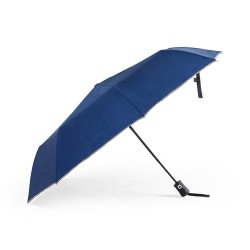 Parapluie Éco-responsable Personnalisé à Prix Abordable - Nereus Matières : PET recyclé Couleurs : bleu marine