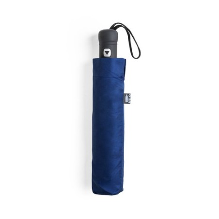 Parapluie Éco-responsable Personnalisé à Prix Abordable - Nereus Matières : PET recyclé Couleurs : bleu marine objet publicitair