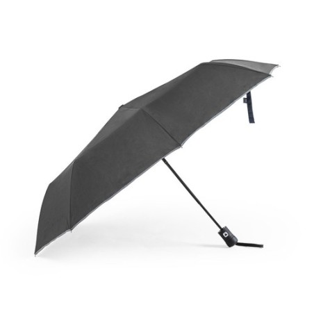 Parapluie Éco-responsable Personnalisé à Prix Abordable - Nereus Matières : PET recyclé Couleurs : bleu marine objet promo petit